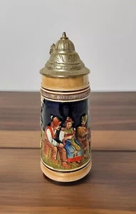 German Beer Stein Lidded #300 DBGM Original King 4 Germany Design Vintage RARE - Picture 1 of 11