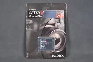 SanDisk Ultra II 2.0 GB SD Compact Flash Memory Card SDCFH-2048-AC11 - Picture 1 of 2