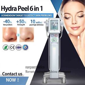 Machine de lifting du visage 6 en 1 microcourant Hydra dermabrasion peau visage salon spa