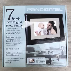 Pandigital PAN70-1. 7" LCD Digital Photo Frame. 128MB of Internal Memory - Picture 1 of 9