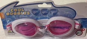 Gafas de natacion para mayores de 14 anni, colore rosado y blanco. - Foto 1 di 7