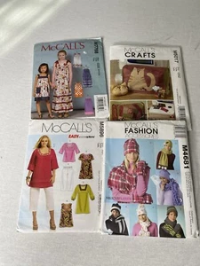 MCCALL'S lot 7768 5017 5896 4681 fashion accessories crafts - Picture 1 of 9
