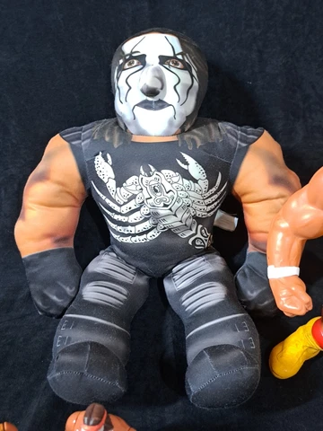 VINTAGE ~ 1998 STING Wrestling Buddy WCW Bashin Brawlers  DOES NOT TALK Cover