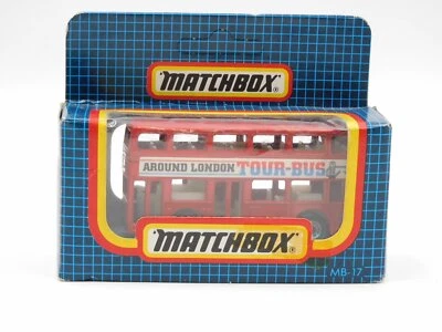 Matchbox Superfast London tour bus 80s MB-17 in BOX China - Immagine 1 di 3