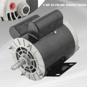 2 HP SPL 3450 RPM Air Compressor Electric Motor 115/230V 56Frame 5/8" Shaft 60Hz - Picture 1 of 3