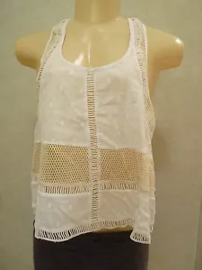 RIP CURL KARMA TANK TOP TEE SHIRT WHITE M MEDIUM code 23-44 NWT - Picture 1 of 6