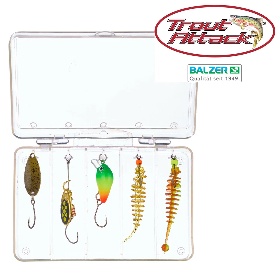 BALZER Trout Attack Collector Forellen Set - Sonniger Himmel, klares Wasser - Bild 1 von 1