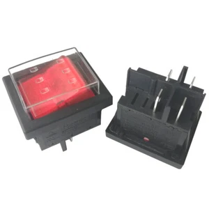 KEDU HY12 4Pins Waterproof DPST Rocker Switch On Off Pushbutton Switches, 2-Pack - Bild 1 von 6