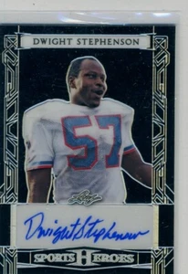 Dwight Stephenson HOF 2024 Leaf 5/49 Sports Heroes Autograph Auto Card BA-DS2 - Picture 1 of 1
