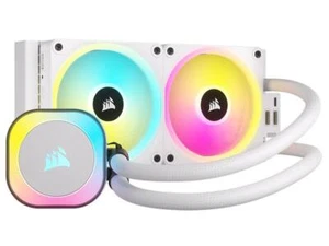 Corsair iCUE LINK H100i RGB 240mm AIO Liquid CPU Cooler - White CW-9061005-WW - Picture 1 of 4