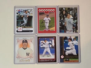 Hideki Matsui 6 Baseball Card lot Fleer, Topps, Bowman, Upper Deck - Picture 1 of 2