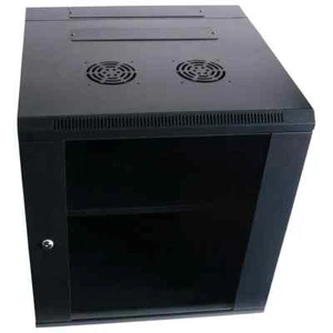 12RU 600mm Deep Wall Mount Server Rack / Network Cabinet + Swing Frame - Picture 1 of 6