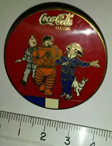 Tintín Haddock Girasol Milou Lente Luna Coca Cola Pin - Imagen 1 de 3