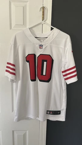 San Francisco 49ers Jimmy Garoppolo Nike 94 Throwback Vapor Limited Jersey Large Cover