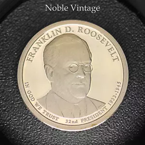 2014 S PP Franklin D. Roosevelt Presidential Dollar Münze - aus einem Proof Set - Bild 1 von 2