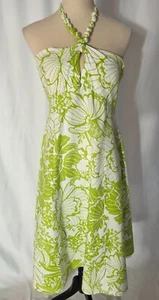Signature by Robbie Bee green & white women dress size 14 D334 - Picture 1 of 9