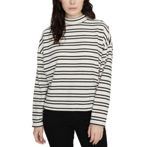 SANCTUARY NEW Women's Stripe Textured Chenille Mock Neck Sweater Top TEDO - Picture 1 of 6