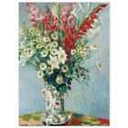 Claude Monet, bukiet mieczyków, lilii i margeritów, plakat