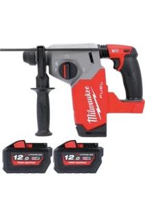 Milwaukee M18FH 18V Cordless FUEL SDS Plus Hammer Drill With 2 x 12.0Ah - Picture 1 of 8