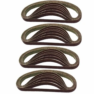 Lijadora de banda de dedo de aire de 10 mm 330 x 10 mm de ancho lijado de detalles de archivo eléctrico + 25 correas - Imagen 1 de 4