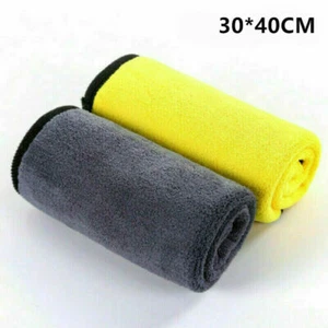 2x Super Absorbent Car Wash Microfiber Towel Cloth Car Cleaning towels Drying - Picture 1 of 9