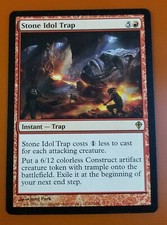 1x Stone Idol Trap | Worldwake | MTG Magic Cards