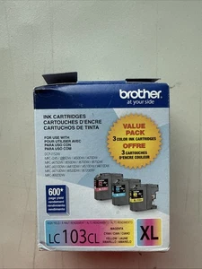 Brother Printer Genuine 600 page High Yield Color Ink Pack of 3 (LC1033PKS) - Picture 1 of 4