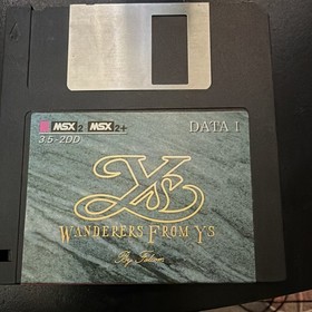 MSX2, MSX2+  Wanderers From Ys 3.5" 2DD Floppy Disk Data Disc #1
