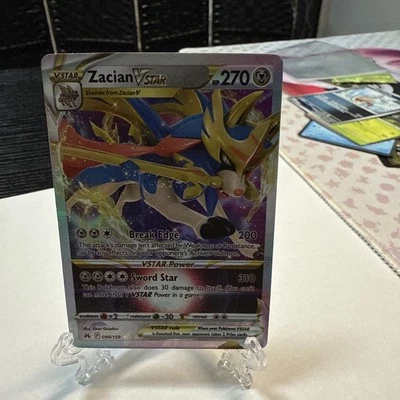 Zacian Vstar Custom-Made Fan Art Display Card , Hp270 Sword Star 096/159 Replica - Image 1 of 2