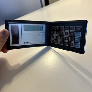 Vintage Casio SL-80A Wallet Calculator Solar Powered Made in Japan - Tested  - Picture 1 of 1