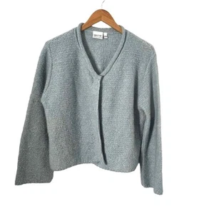 HABITAT Wool Blend Open Cardigan Light Blue Women's Size L/XL - Picture 1 of 9