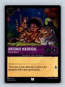 Antonio Madrigal - Animal Expert Uncommon Ursula's Return 35/204 Disney Lorcana - Picture 1 of 2