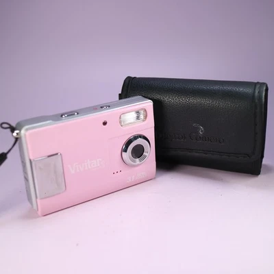 Vivitar Digital Camera Vivicam 3188 3.1MP Pink Tested - Image 1 of 4