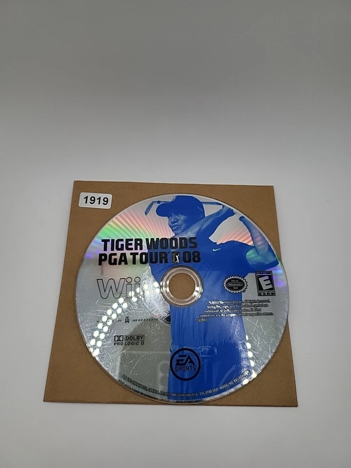 Tiger Woods PGA Tour 08 (Nintendo Wii) SOLO DISCO | SIN SEGUIMIENTO |  Foto 1 de 1