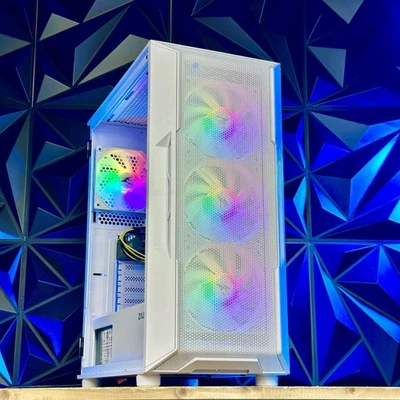 CUSTOM, WHITEBOX Custom Gaming PC RGB Desktop i7 PC 32GB RAM 1TB SSD Nvidia GTX 1660S W11 Wifi BT