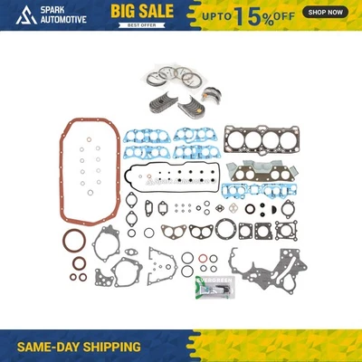 Juego completo de juntas rodamientos anillos aptos para Mitsubishi Mighty Max 2.4 1993-1996 Foto 1 de 4