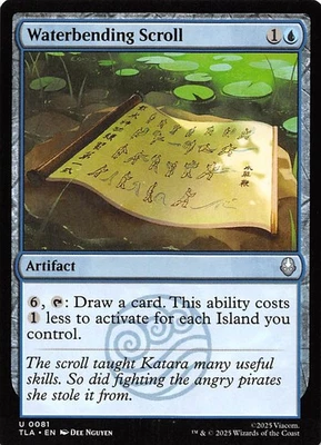Waterbending Scroll 81 Avatar The Last Airbender Magic the Gathering 002278 - Image 1 of 2