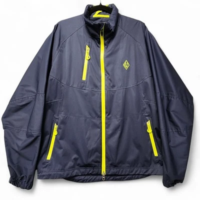 Zero Restriction Tour Series Windbreaker Jacket Mens Large Blue Full Zip READ - Image 1 of 4