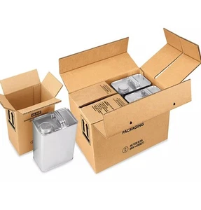 S-22152 Uline F-Stil Metall Versender Kit 2x1 Gallone - Bild 1 von 3