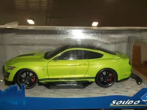 Solido 1/18 Ford Mustang shelby gt500 green read NIB - Picture 1 of 2