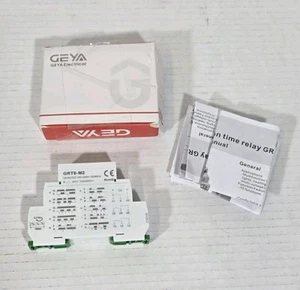 GEYA 10A Multi Delay Time Relay 10 funzioni a scelta AC/DC24V-240V NUOVO (LEGGI) - Foto 1 di 3