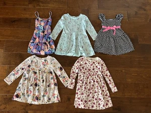 Lote/paquete de 5 vestidos para niña talla 4T - 5T - Imagen 1 de 13