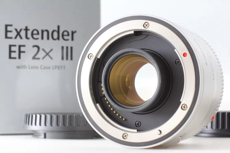 [NÃO USADO NA CAIXA] Canon Extender EF 2x III lente teleconversor estojo EOS do JAPÃO - Imagem 1 de 4