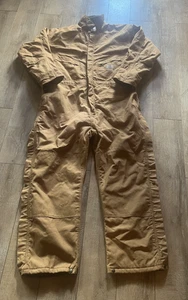 C. E. Schmidt Workwear Herren XL (48-50) strapazierfähiger Canvas Overall braun gebraucht, in einwandfreiem Zustand - Bild 1 von 17