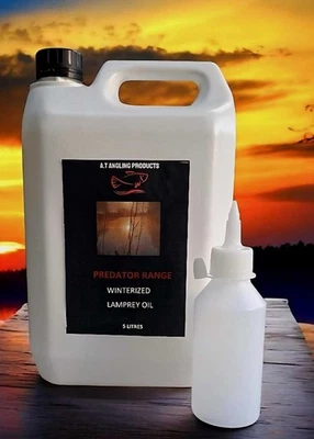 AT Angling. Pure Winterized Lamprey Oil. Pike, Zander, Catfish, Carp. 5 Litres. - Image 1 of 4