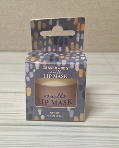 Trader Joe’s Vanille Lippenmaske 0,7oz | Feuchtigkeitsspendende Lippenbehandlung über Nacht NEU BOX - Bild 1 von 2