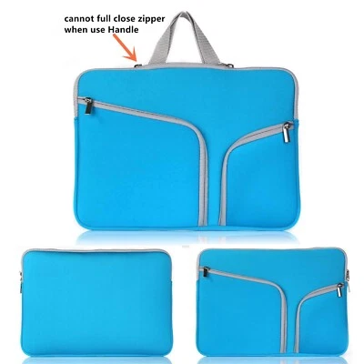 Blue Laptop sleeve case 14"for Hp Pavilion x360 Asus X415 Acer 314 Chromebook - Image 1 of 4