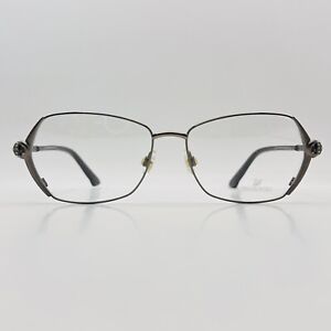 Swarovski eyeglasses Ladies Oval Grey Rhinestone Mod. Coral SW 5078 New