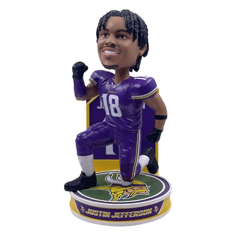 Justin Jefferson Minnesota Vikings Hero Series Bobblehead NFL Football Cover