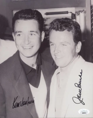 Фотография с автографом Кена Вентури и Джека Берка 8x10 (сертификат подлинности JSA) - Изображение 1 из 2